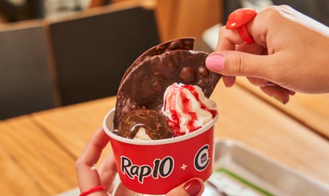 sobremesa Cabana Burger e RAP10