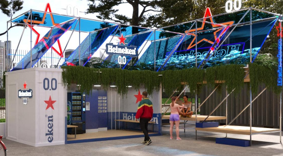heineken 0.0 station