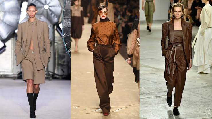 tons terrosos na moda - foto