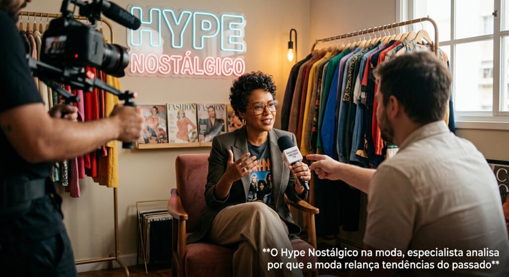 hype nostálgico na moda