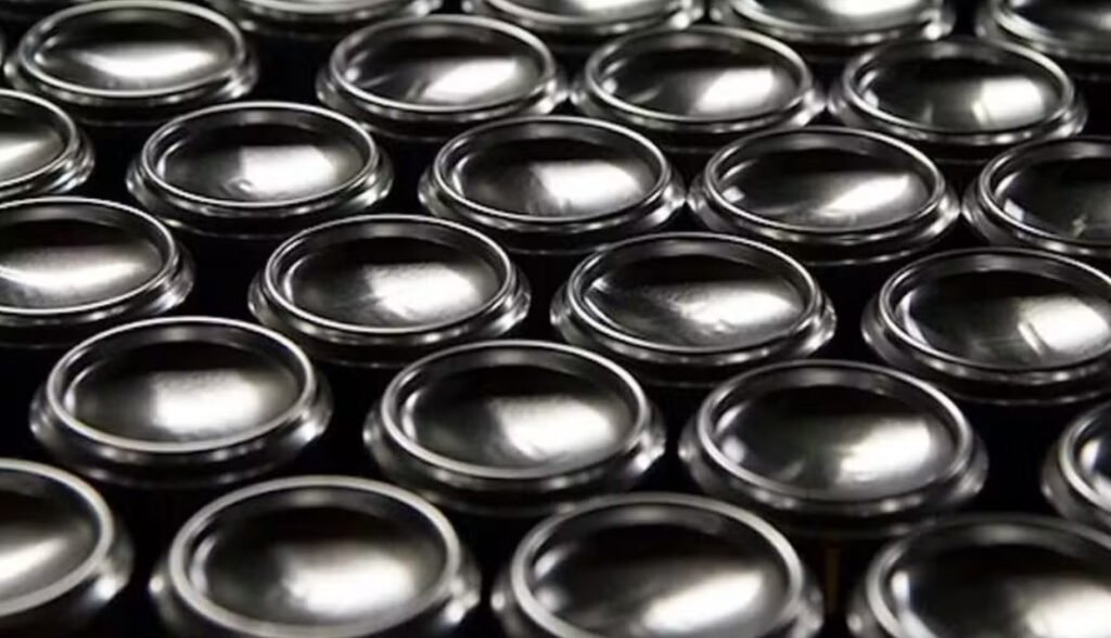 latas de alumínio