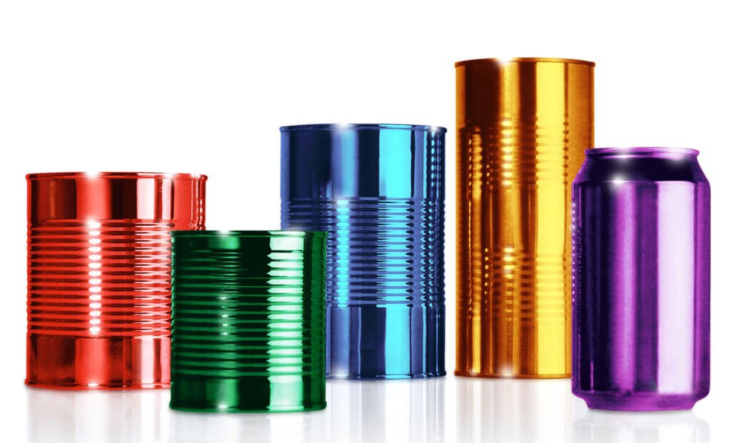 latas de aço