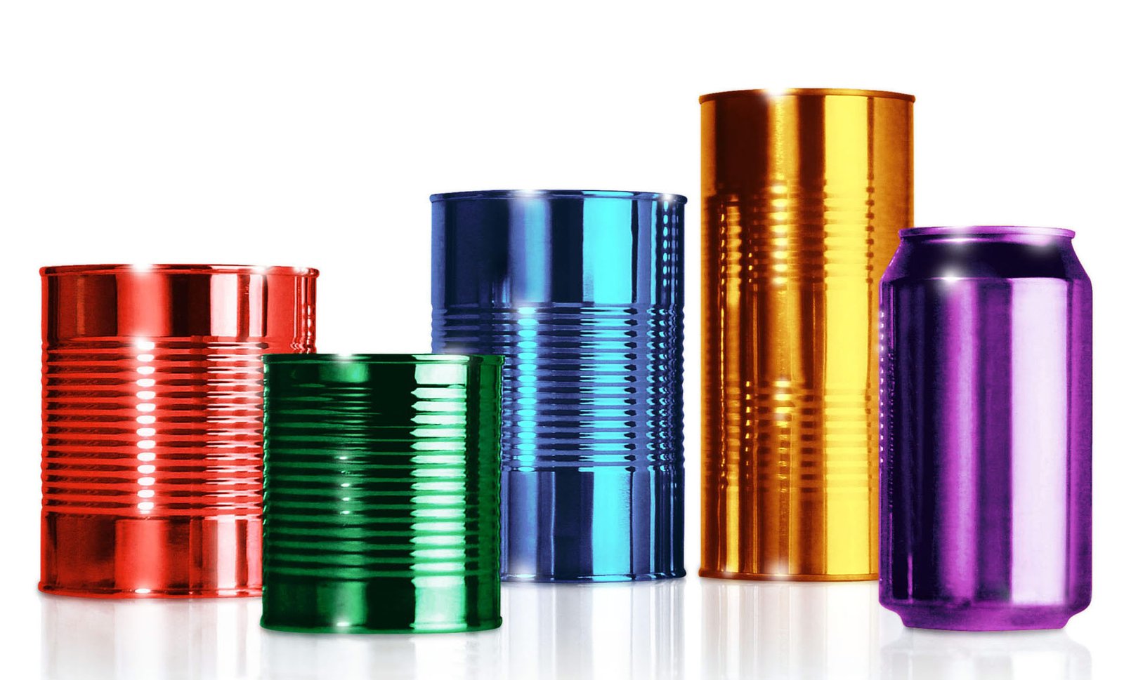 latas de aço - foto