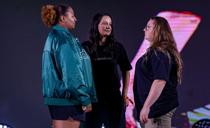 Bia Souza e Raz Hershko frente a frente no judô
