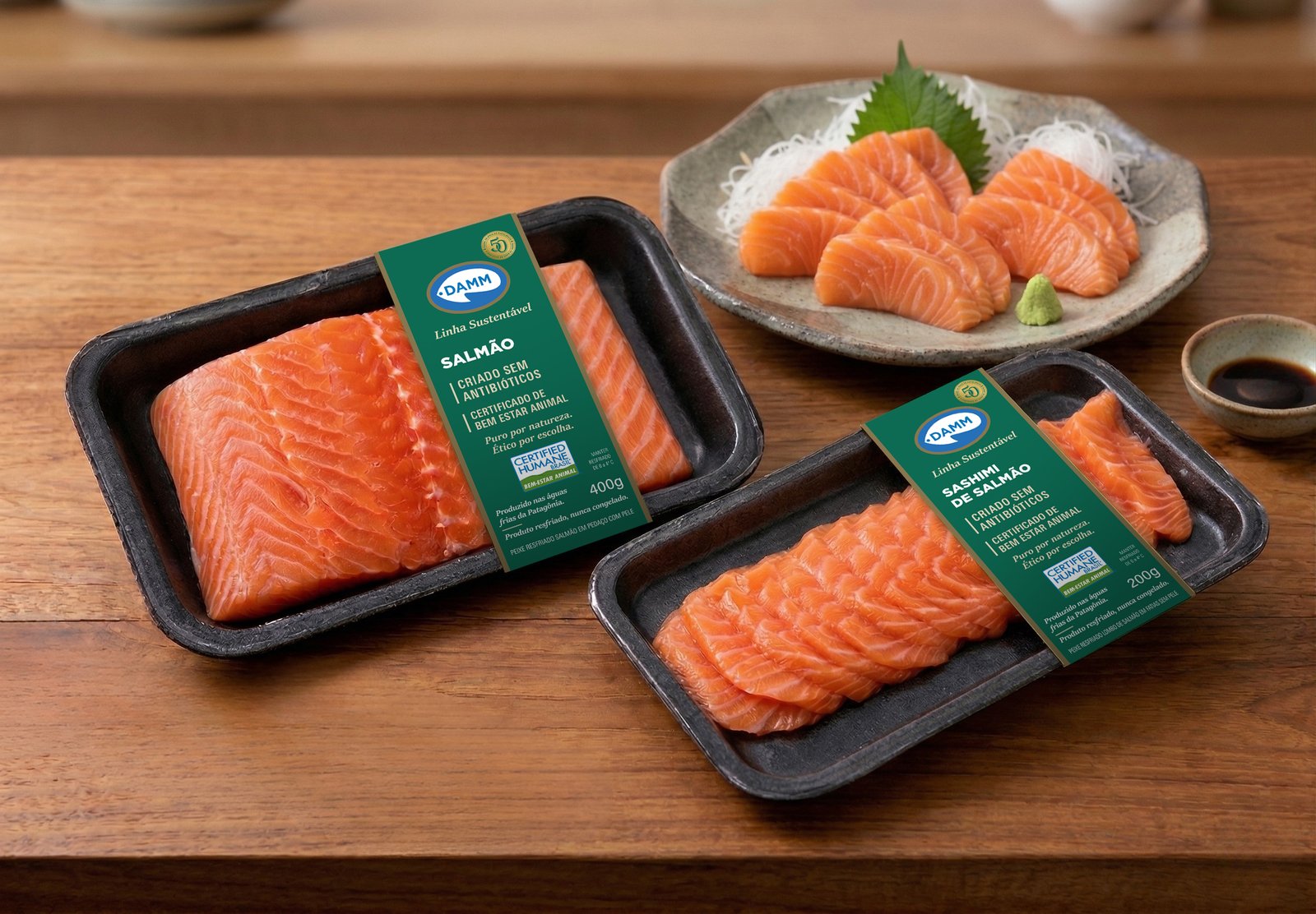 salmão sem antibióticos - foto