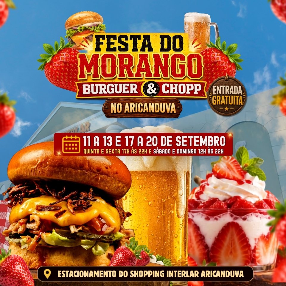 Festa do Morango, Burguer & Chopp