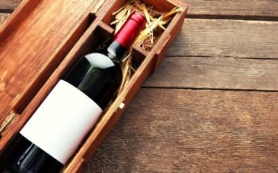 rótulo de vinho premium