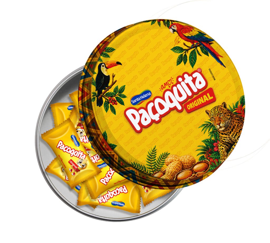 lata colecionável Paçoquita