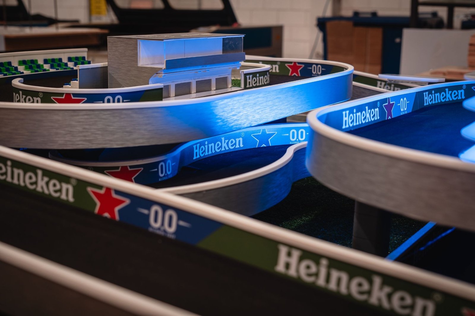 Ativação da Heineken 0.0 inspirada na Fórmula 1