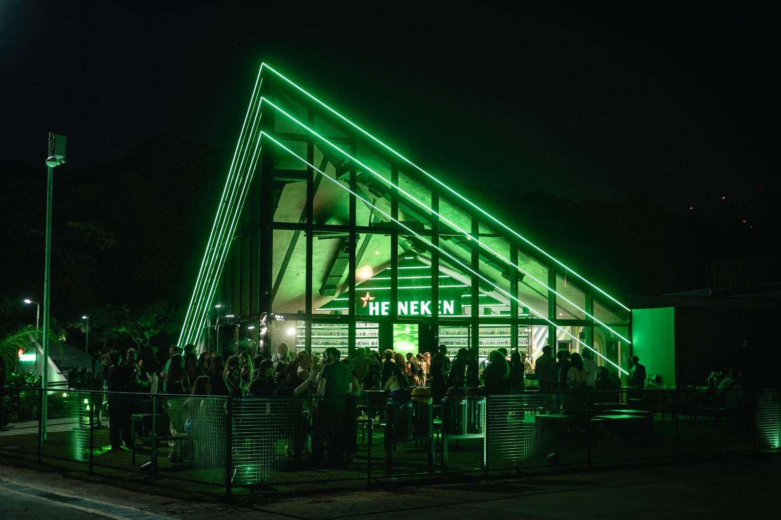 Heineken House no Parque Villa-Lobos durante o GP de São Paulo