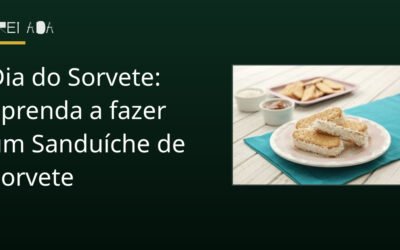 Dia do Sorvete: aprenda a fazer um Sanduíche de Sorvete