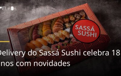 Delivery do Sassá Sushi celebra 18 anos com novidades