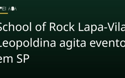 School of Rock Lapa-Vila Leopoldina agita evento em SP