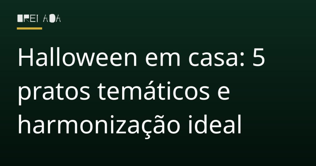 Halloween em casa